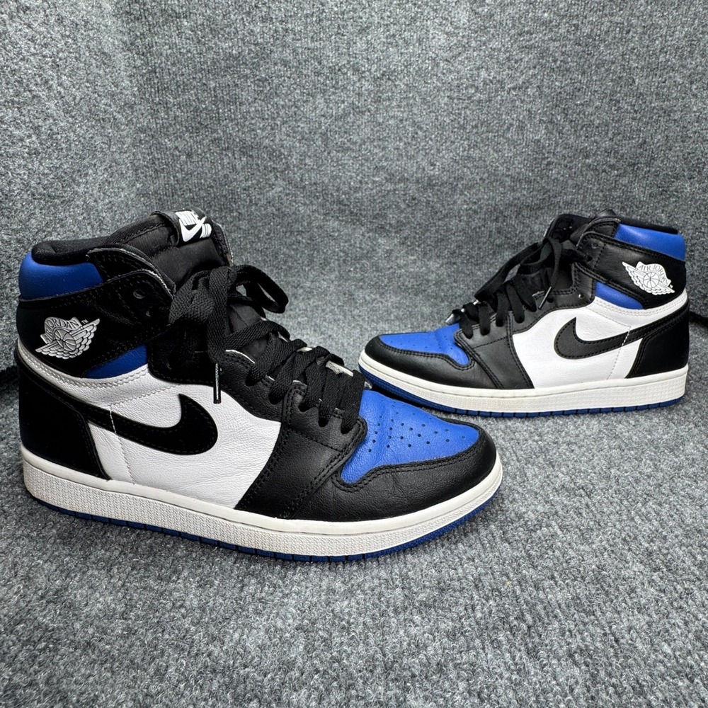 Jordan 1 Retro High OG Mens 8.5 Royal Toe Streetwear Sneakers 555088-041
